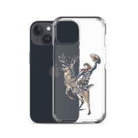 Deer Mullet Cowboy iPhone® Case - Clear