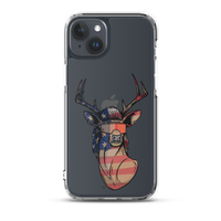 Deer Mullet USA 2.0 iPhone Case - Clear