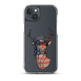 Deer Mullet USA 2.0 iPhone Case - Clear