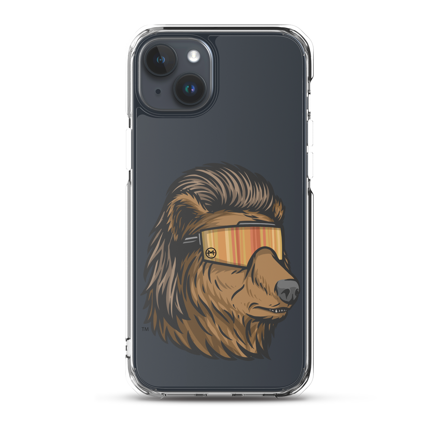 Bear Mullet iPhone Case - Clear