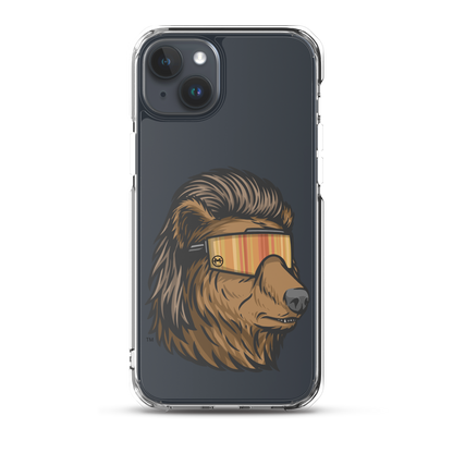 Bear Mullet iPhone Case - Clear