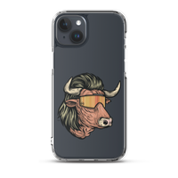 Bull Mullet iPhone Case - Clear