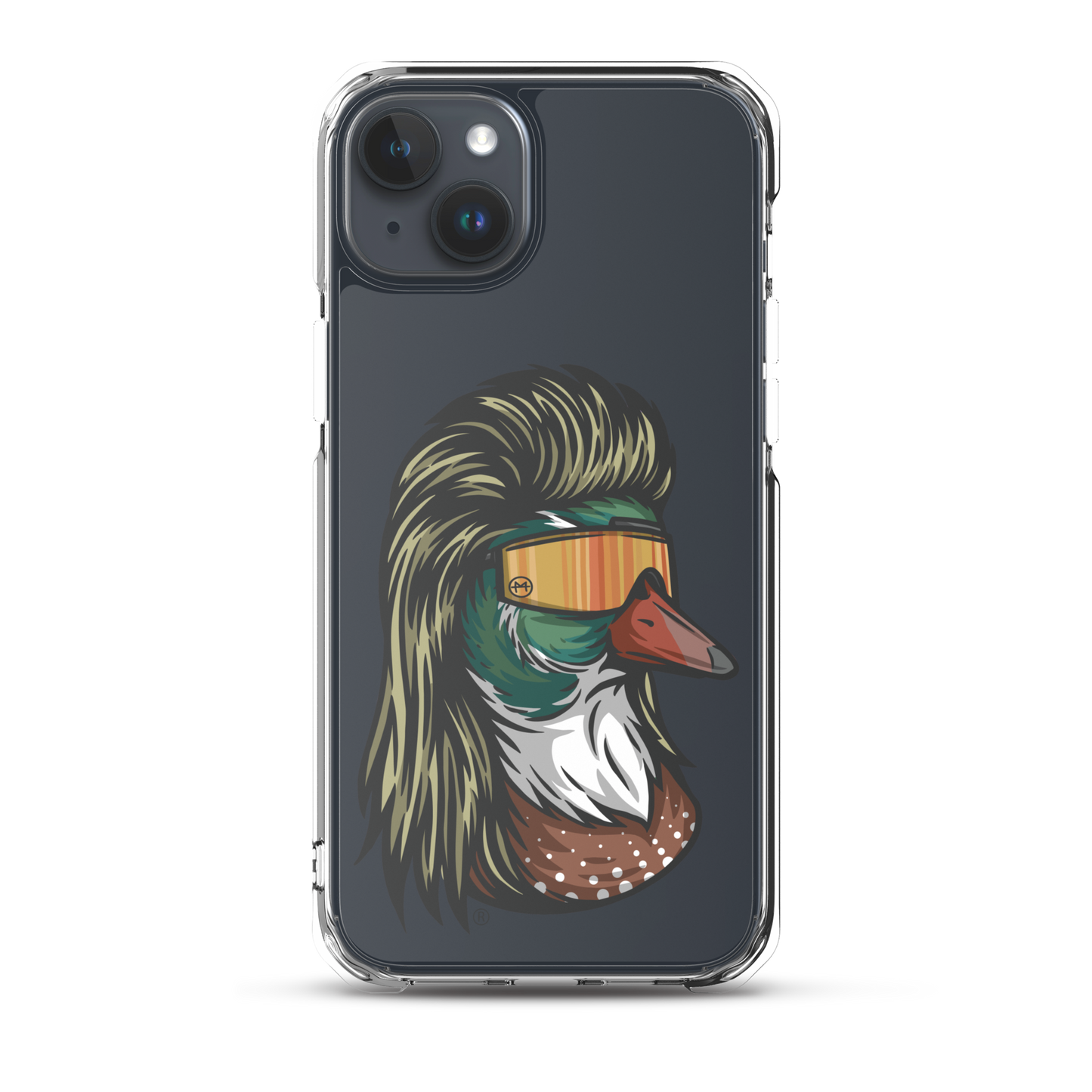 Duck Mullet iPhone Case - Clear