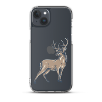 Deer Mullet Standing iPhone® Case - Clear