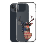 Deer Mullet USA 2.0 iPhone Case - Clear