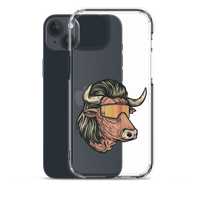 Bull Mullet iPhone Case - Clear