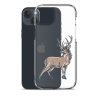 Deer Mullet Standing iPhone® Case - Clear