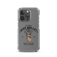 Deer Mullet Motto iPhone Case - Clear