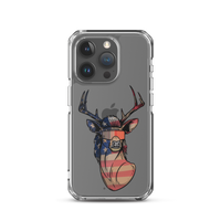 Deer Mullet USA 2.0 iPhone Case - Clear