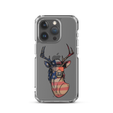 Deer Mullet USA 2.0 iPhone Case - Clear