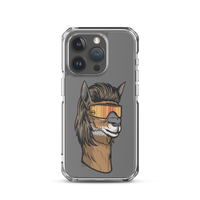 Llama Mullet iPhone Case - Clear