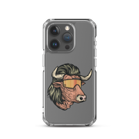 Bull Mullet iPhone Case - Clear