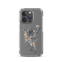 Deer Mullet Cowboy iPhone® Case - Clear