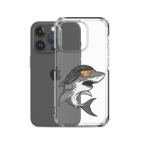 Shark Mullet iPhone Case - Clear