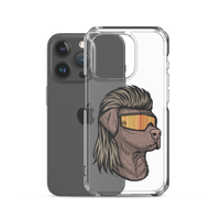 Chocolate Lab Mullet iPhone Case - Clear