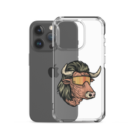 Bull Mullet iPhone Case - Clear