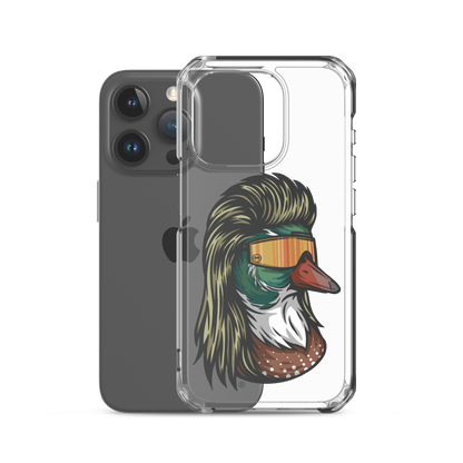 Duck Mullet iPhone Case - Clear