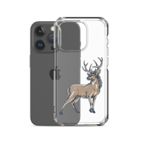 Deer Mullet Standing iPhone® Case - Clear