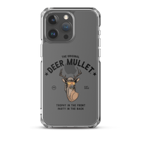 Deer Mullet Motto iPhone Case - Clear