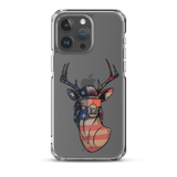 Deer Mullet USA 2.0 iPhone Case - Clear