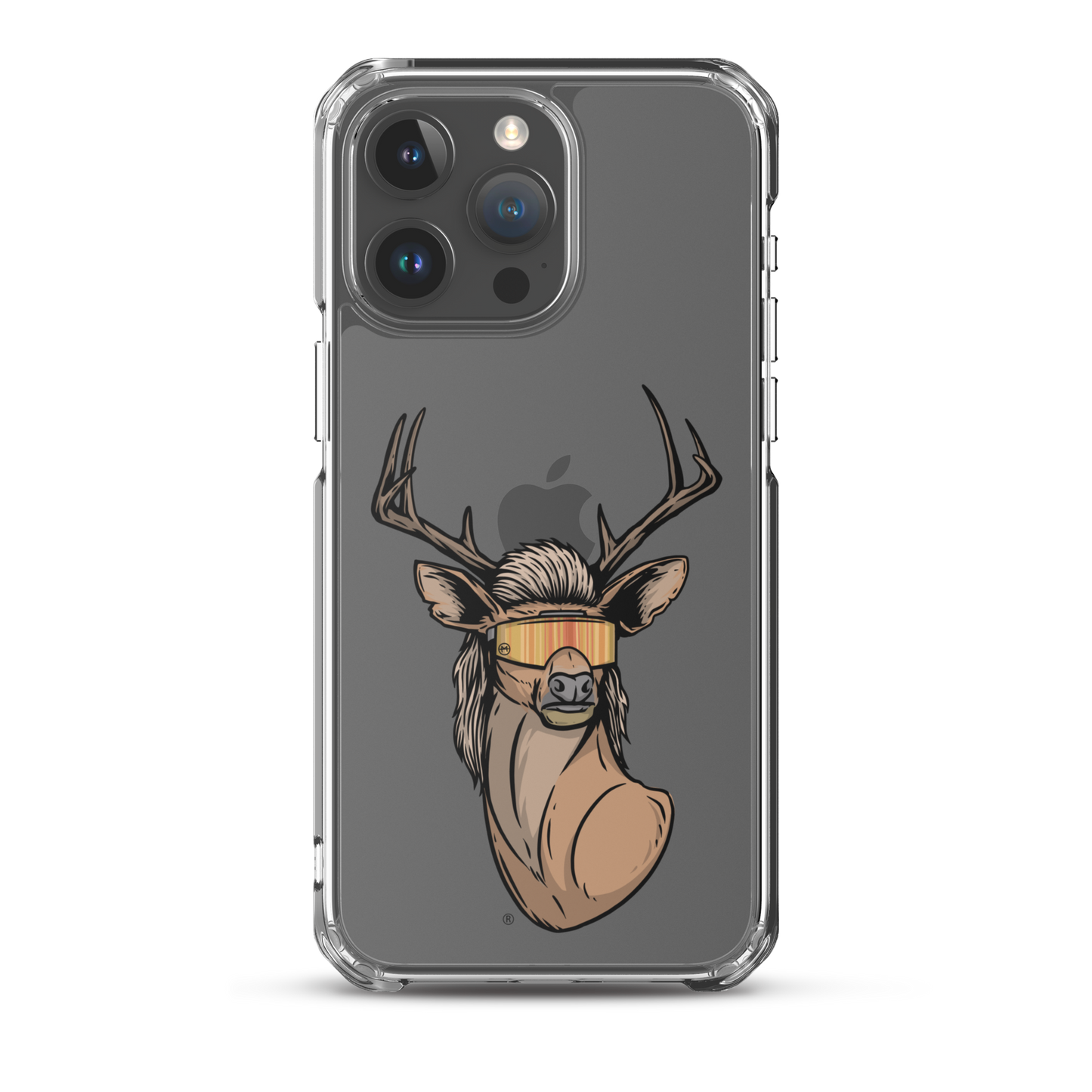 Deer Mullet 2.0 iPhone Case - Clear
