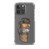 Llama Mullet iPhone Case - Clear