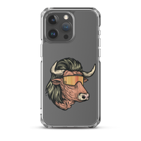 Bull Mullet iPhone Case - Clear