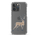 Deer Mullet Standing iPhone® Case - Clear