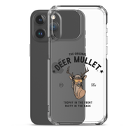 Deer Mullet Motto iPhone Case - Clear