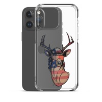 Deer Mullet USA 2.0 iPhone Case - Clear