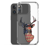 Deer Mullet USA 2.0 iPhone Case - Clear