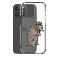 Armadillo Mullet iPhone Case - Clear