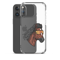 Horse Mullet iPhone Case - Clear