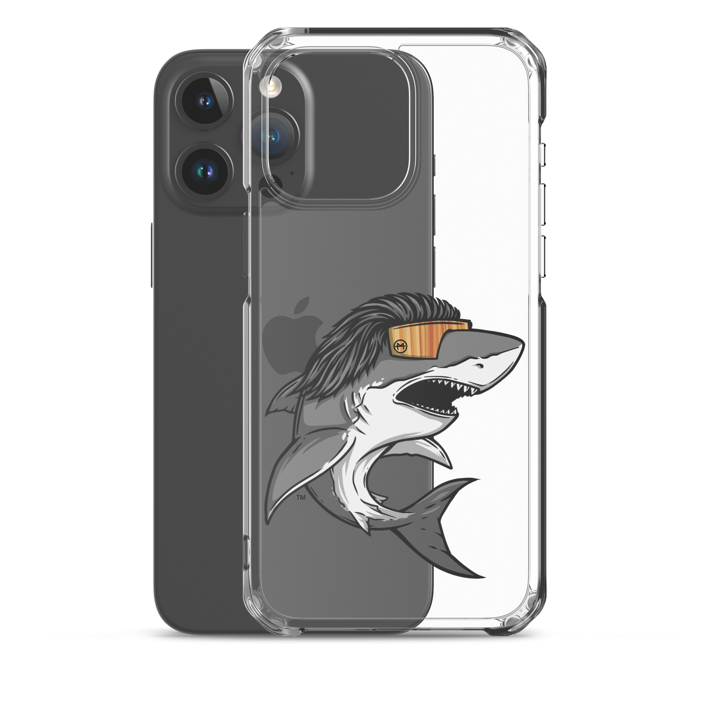 Shark Mullet iPhone Case - Clear
