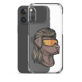 Chocolate Lab Mullet iPhone Case - Clear