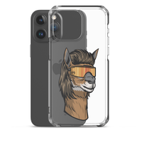 Llama Mullet iPhone Case - Clear