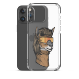 Llama Mullet iPhone Case - Clear