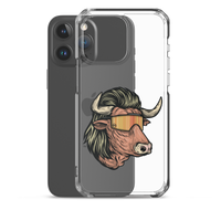 Bull Mullet iPhone Case - Clear