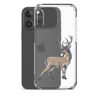 Deer Mullet Standing iPhone® Case - Clear