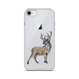 Deer Mullet Standing iPhone® Case - Clear