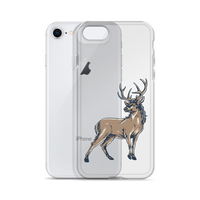 Deer Mullet Standing iPhone® Case - Clear