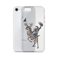 Deer Mullet Cowboy iPhone® Case - Clear