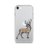 Deer Mullet Standing iPhone® Case - Clear