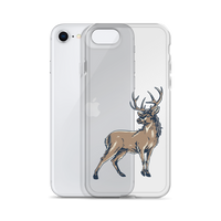 Deer Mullet Standing iPhone® Case - Clear