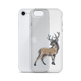 Deer Mullet Standing iPhone® Case - Clear