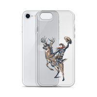 Deer Mullet Cowboy iPhone® Case - Clear