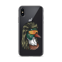 Duck Mullet iPhone Case - Clear