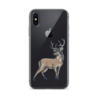 Deer Mullet Standing iPhone® Case - Clear