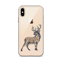 Deer Mullet Standing iPhone® Case - Clear