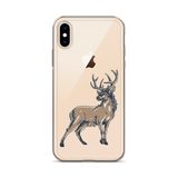 Deer Mullet Standing iPhone® Case - Clear